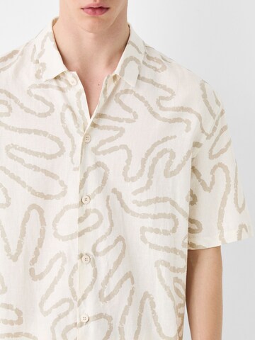 Bershka Comfort fit Overhemd in Beige