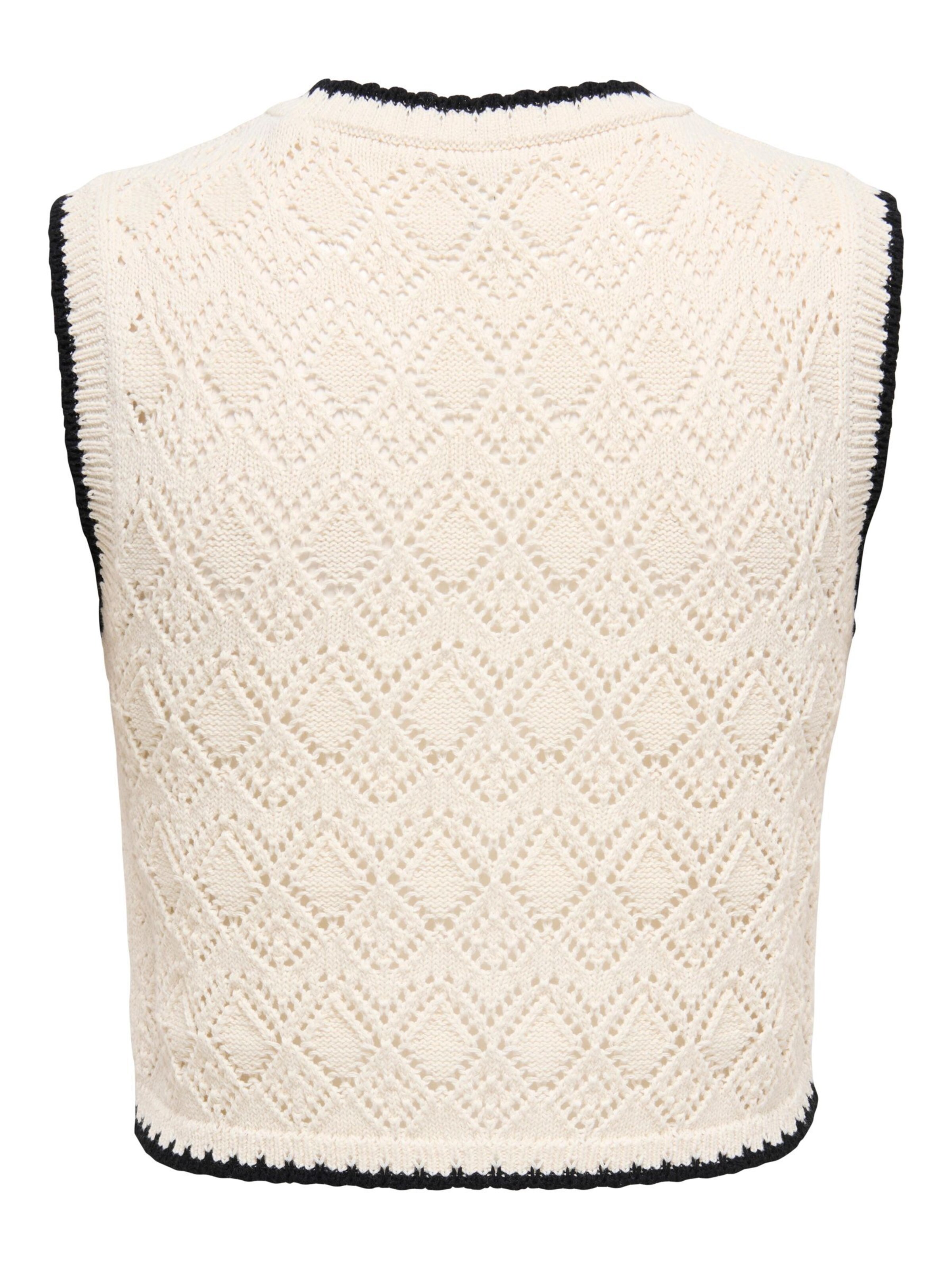 ONLY Strikvest 'ONLlyon' i beige