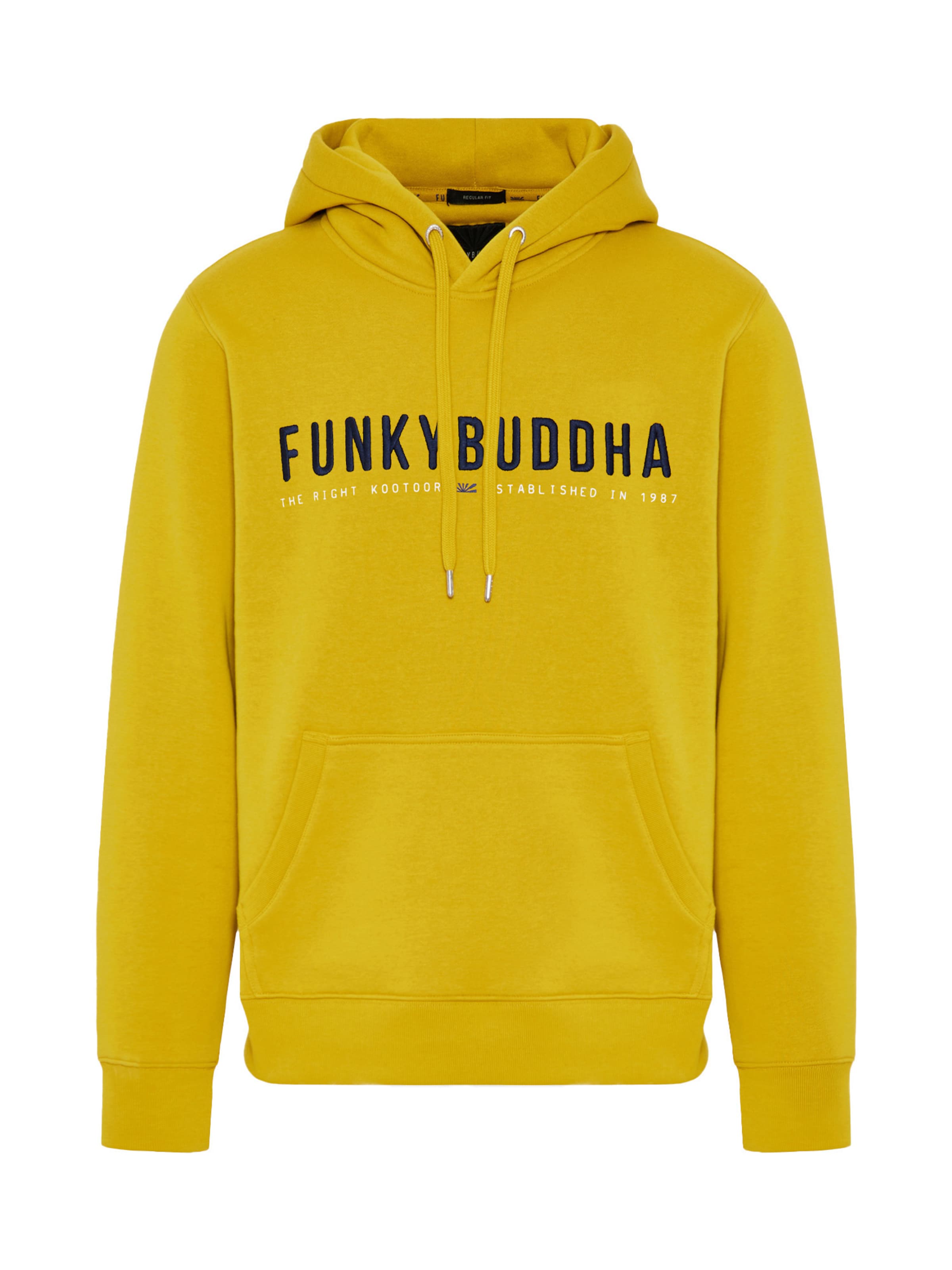 Funky Buddha Πουλόβερ σε κίτρινο: μπροστά