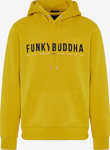 Funky Buddha Neulepaita värissä keltainen: etupuoli