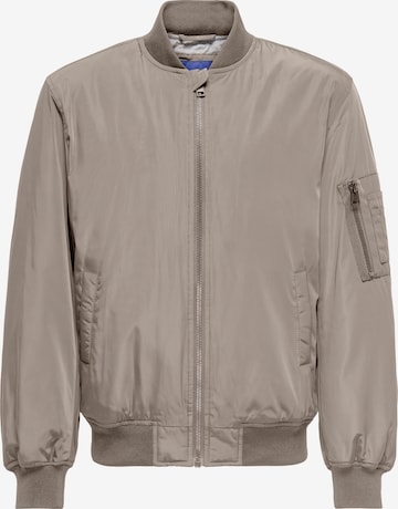 Only & Sons Junior Övergångsjacka 'OSJJOSHUA' i beige: framsida