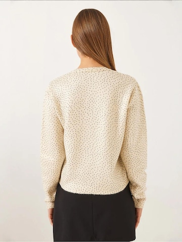 Bianco Lucci Strickjacke in Beige