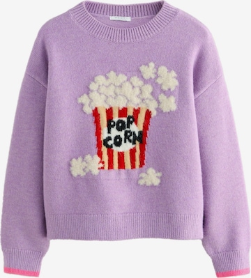 Next Neulepaita värissä lila: etupuoli