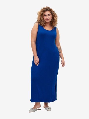 Zizzi Dress 'Carly' in Blue: front
