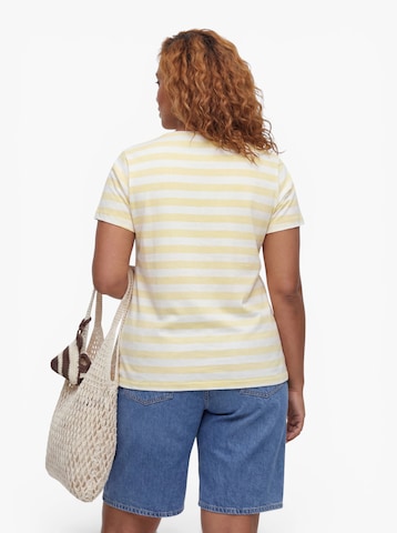 T-shirt ONLY Carmakoma en jaune