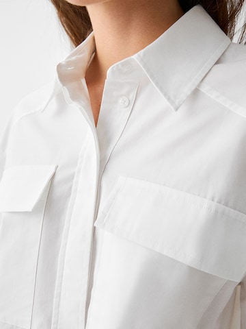 Camicia da donna di Bershka in bianco