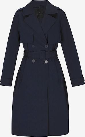 DreiMaster Klassik Between-Seasons Coat in Blue: front