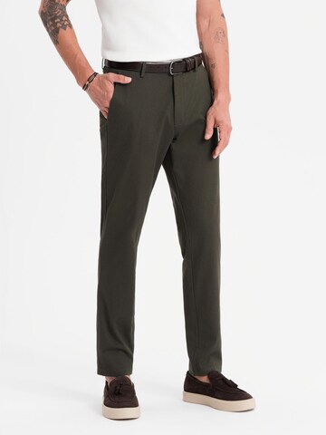 Ombre Regular Chino 'Quintessence' in Groen: voorkant