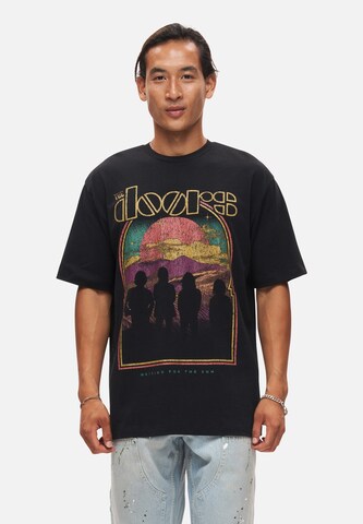 Recovered T-Shirt 'The Doors Faded Sun' in Schwarz: Vorderseite