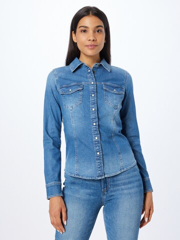 GUESS Blouse in Blauw: voorkant