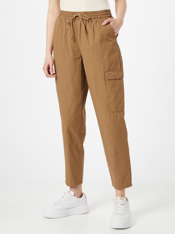 Regular Pantalon cargo s.Oliver en marron : devant