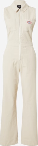 Tuta jumpsuit di RVCA in bianco: frontale