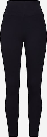 Urban Classics Skinny Leggings in Black: front