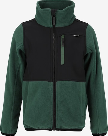 ZigZag Fleece Jacket 'Carson' in Green: front