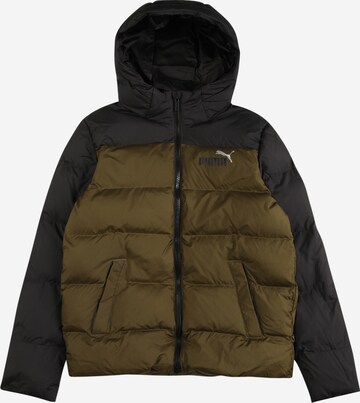 PUMA Winter Jacket in Green: front