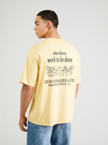 LEVI'S ® Shirt 'SS Workwear Tee' in Beige