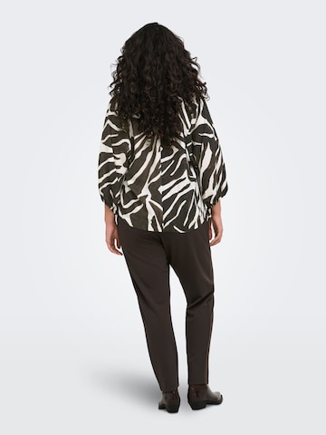 ONLY Carmakoma Дънки Tapered Leg Панталон 'CARGOLDTRASH CLASSIC' в кафяво