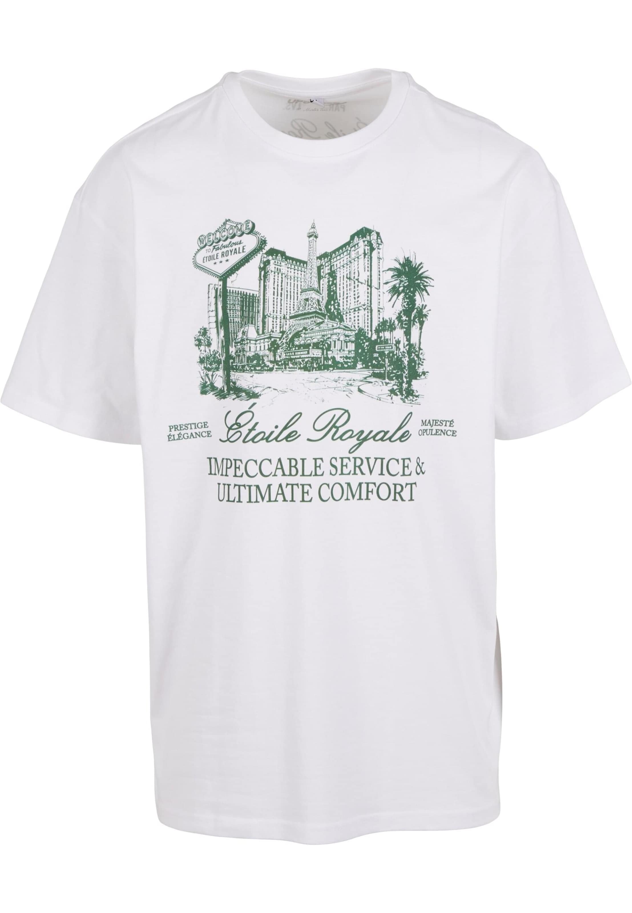 Mister Tee Tričko 'Etoile Royale' - Biela: predná strana