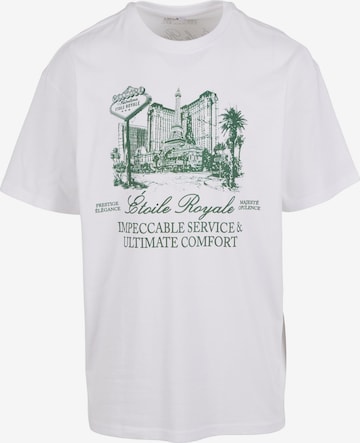 Mister Tee Shirt 'Etoile Royale' in White: front