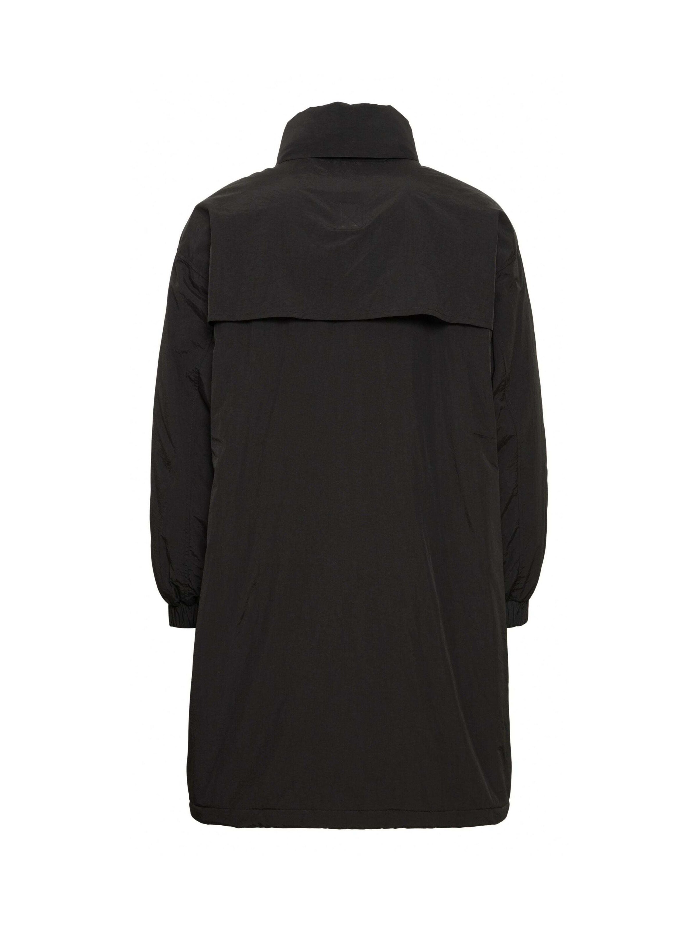 !Solid - Sobretudo de inverno 'SDMAITI' em preto
