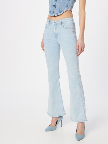 Lee Flared Jeans 'BREESE' in Blauw: voorkant