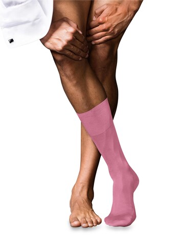 FALKE Socks 'No. 9 Pure Fil d´Écosse' in Pink: front