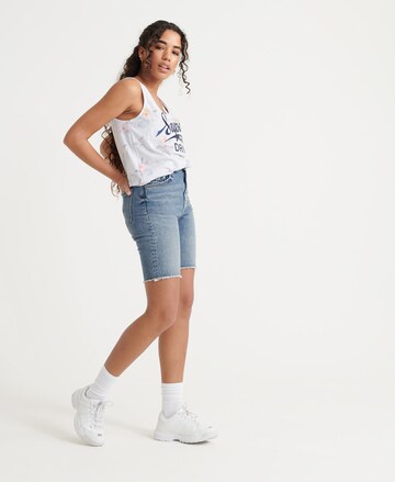 Superdry Top 'Super 23' in White