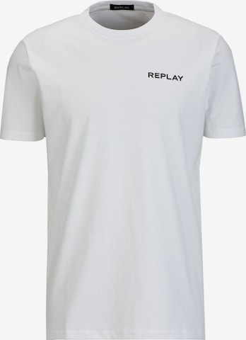 REPLAY Shirt 'Piece' in White: front
