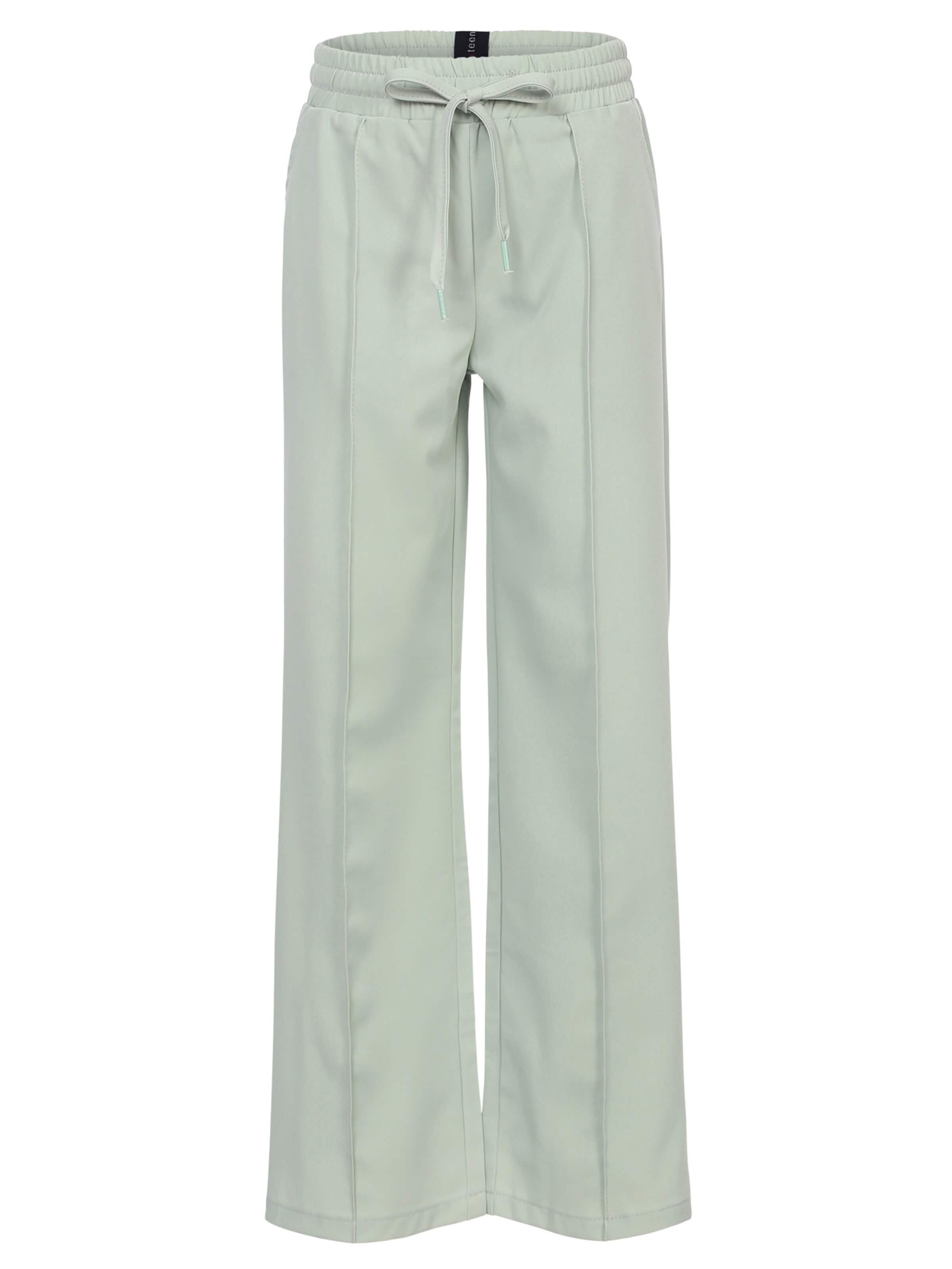Wide Leg Pantalon Looxs Revolution en vert : devant