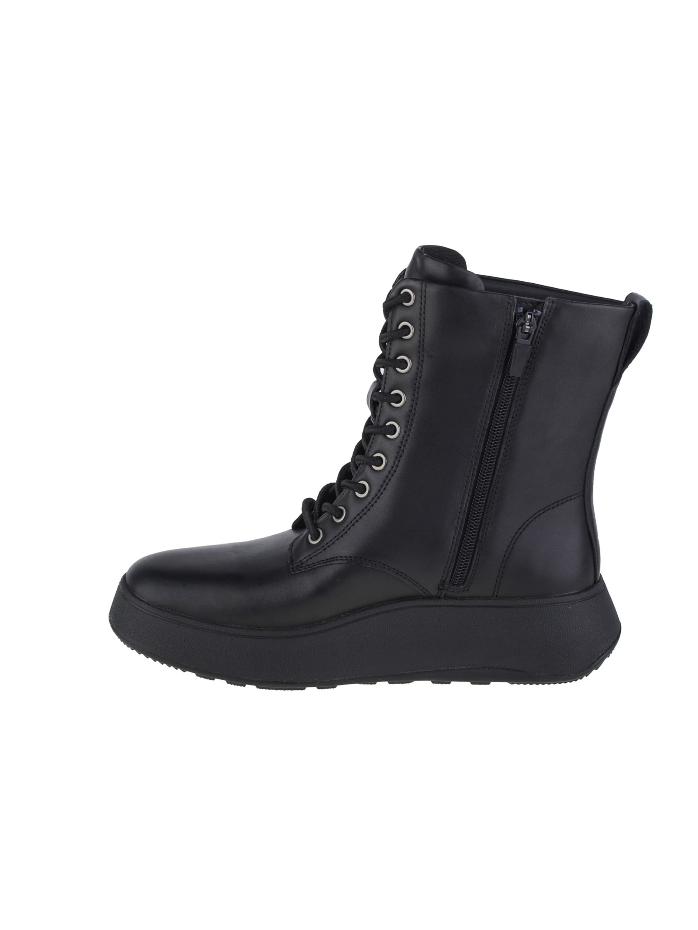 FitFlop Schnürstiefelette‌‌ in Schwarz: Vorderseite