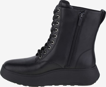 Bottines à lacets FitFlop en noir : devant