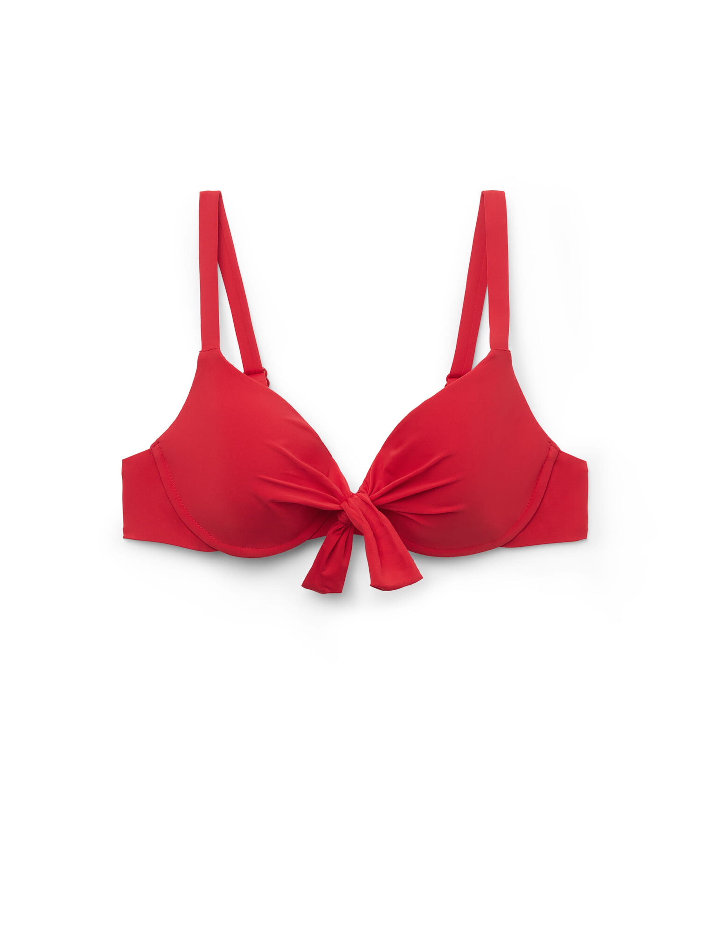 CALZEDONIA Push-up Bikinitip 'Indonesia' in Rot: Vorderseite