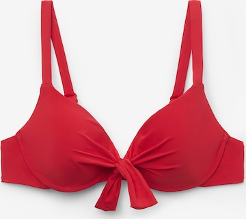 CALZEDONIA Bikini Top 'Indonesia' in Red: front