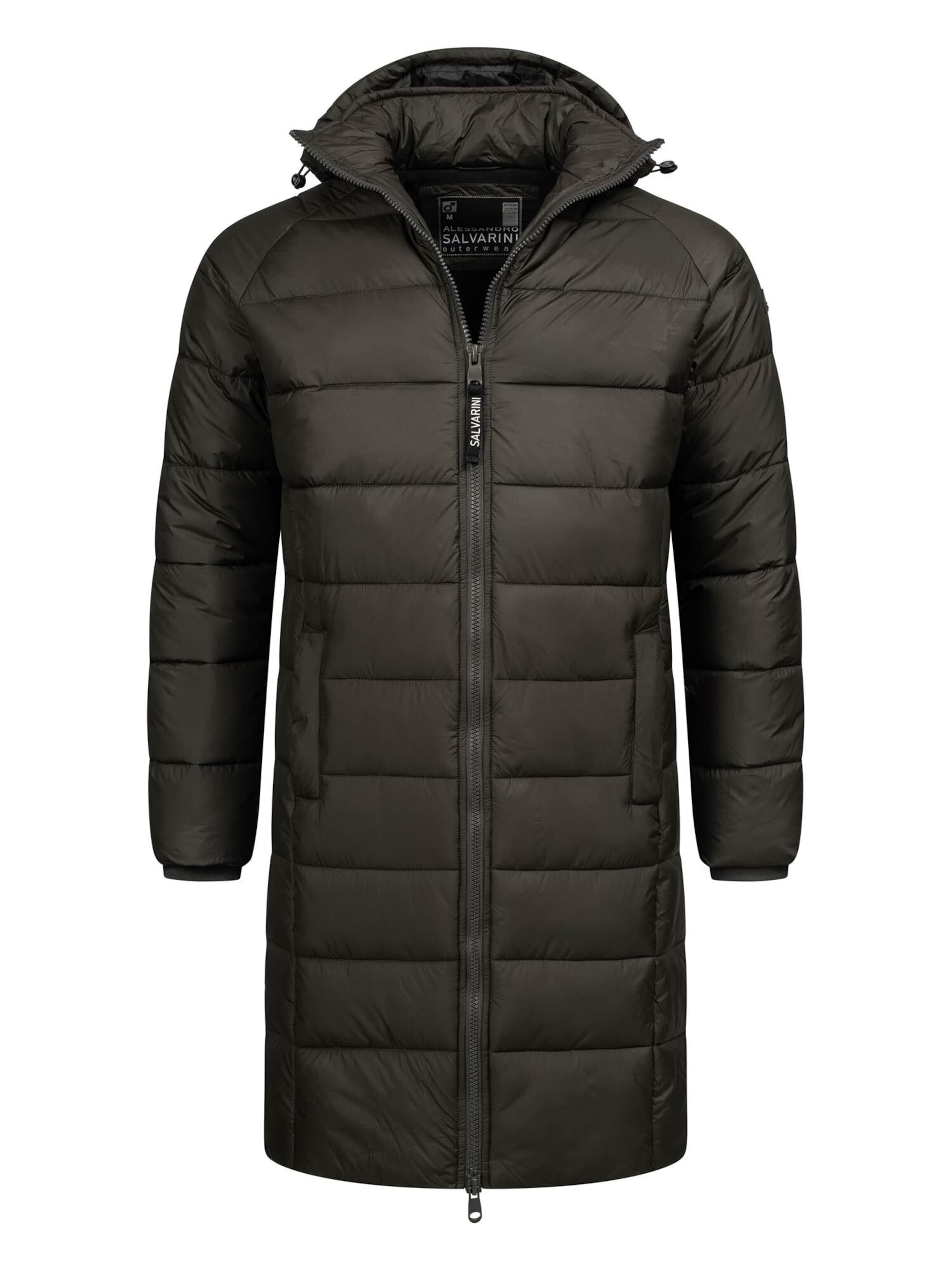 Alessandro Salvarini Winterjacke in Braun: Vorderseite