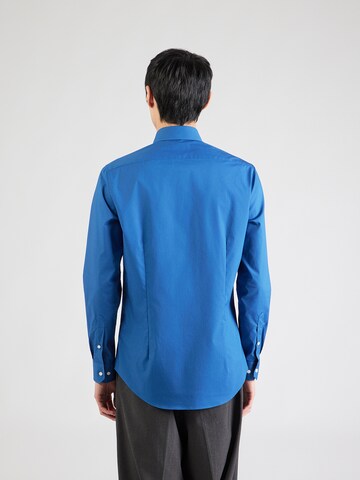 Michael Kors Slim fit Overhemd in Blauw: terug