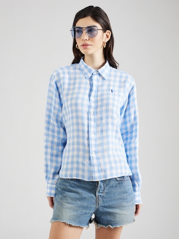 Polo Ralph Lauren Blouse in Blauw: voorkant