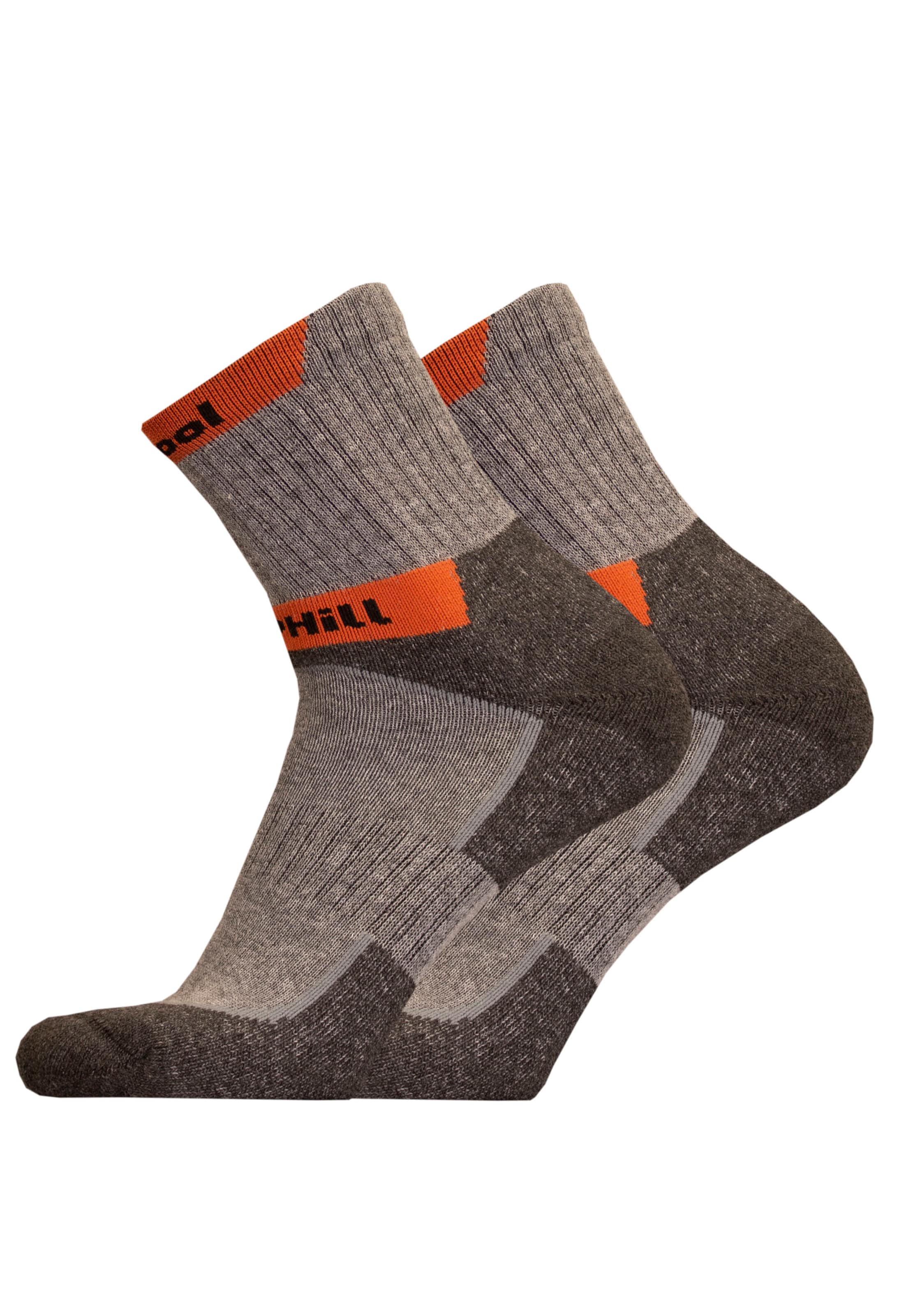 UphillSport Athletic Socks 'HETTA SUMMER' in Grey: front
