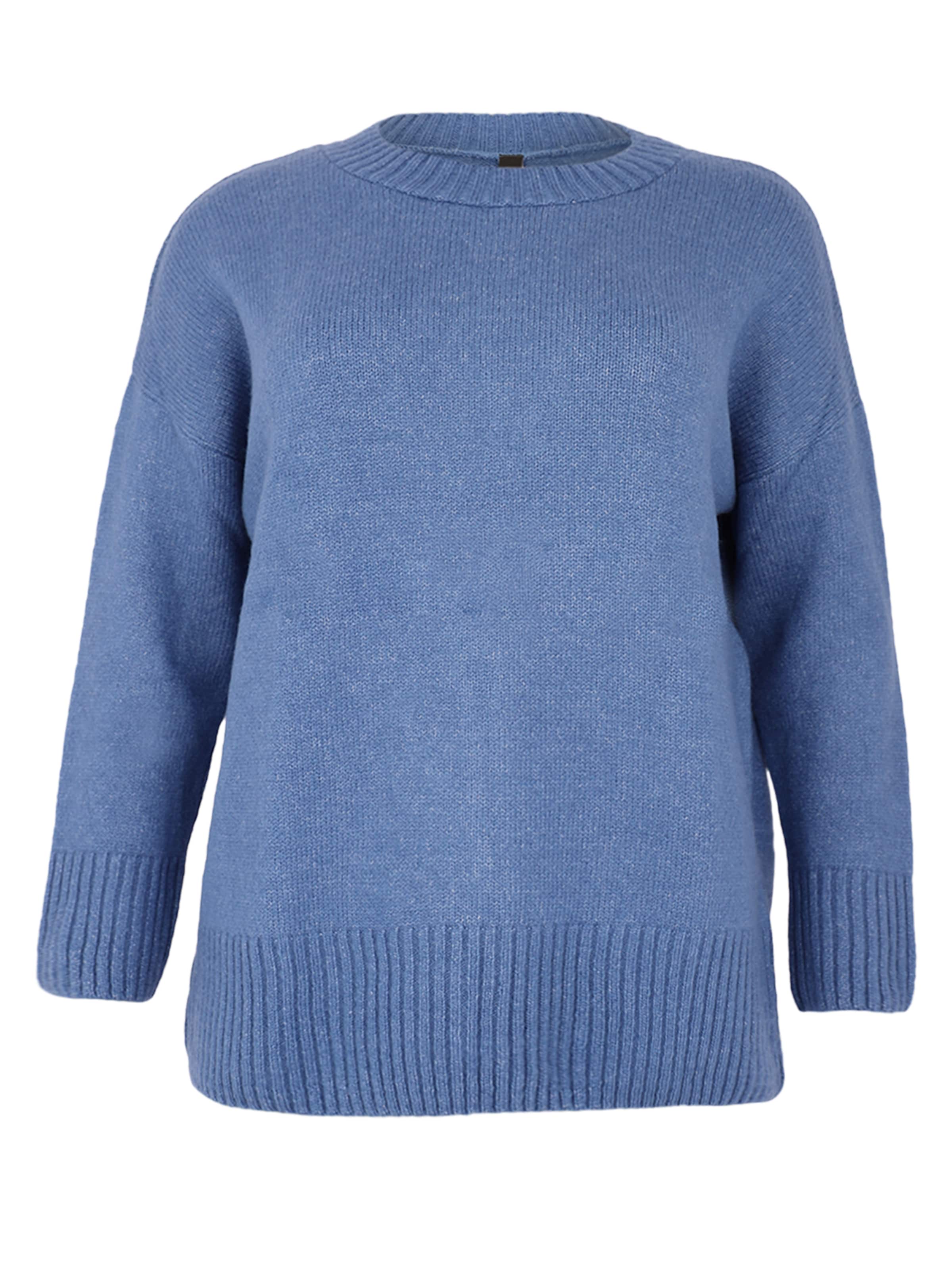 YOEK Pullover in Blau: Vorderseite