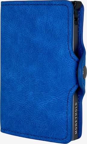 Moneyhold Wallet in Blue: front