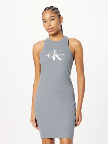 Calvin Klein Jeans Kleit, värv hall: eest vaates
