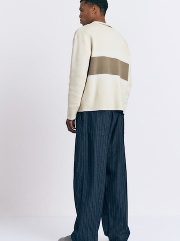 Pull&Bear Pullover i hvid