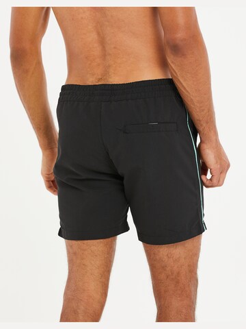 Shorts de bain 'Briar' Threadbare en noir