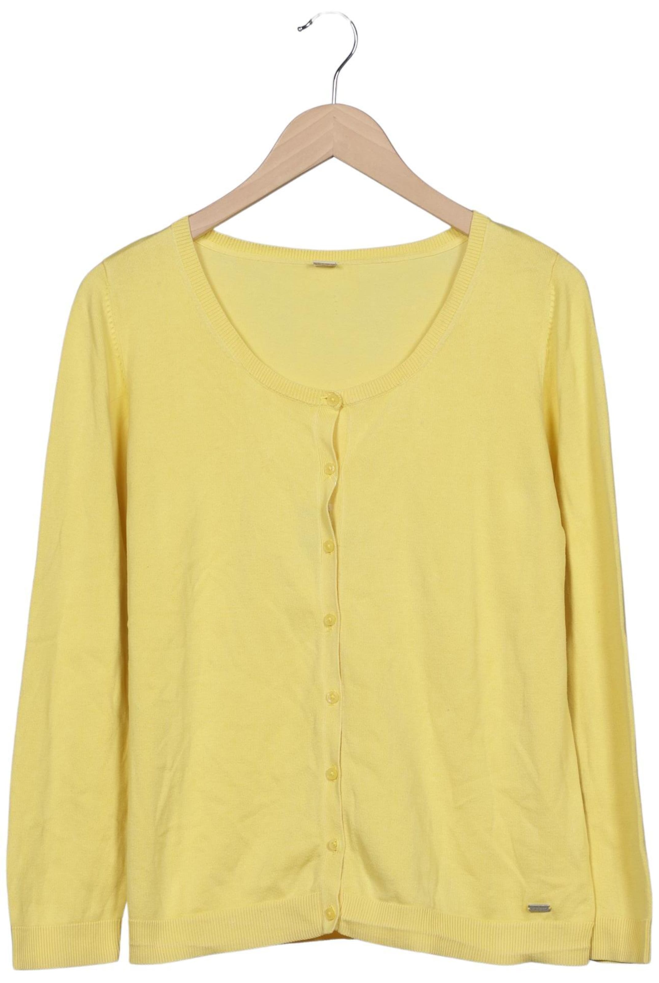 s.Oliver Sweater & Cardigan in XXL in Yellow: front