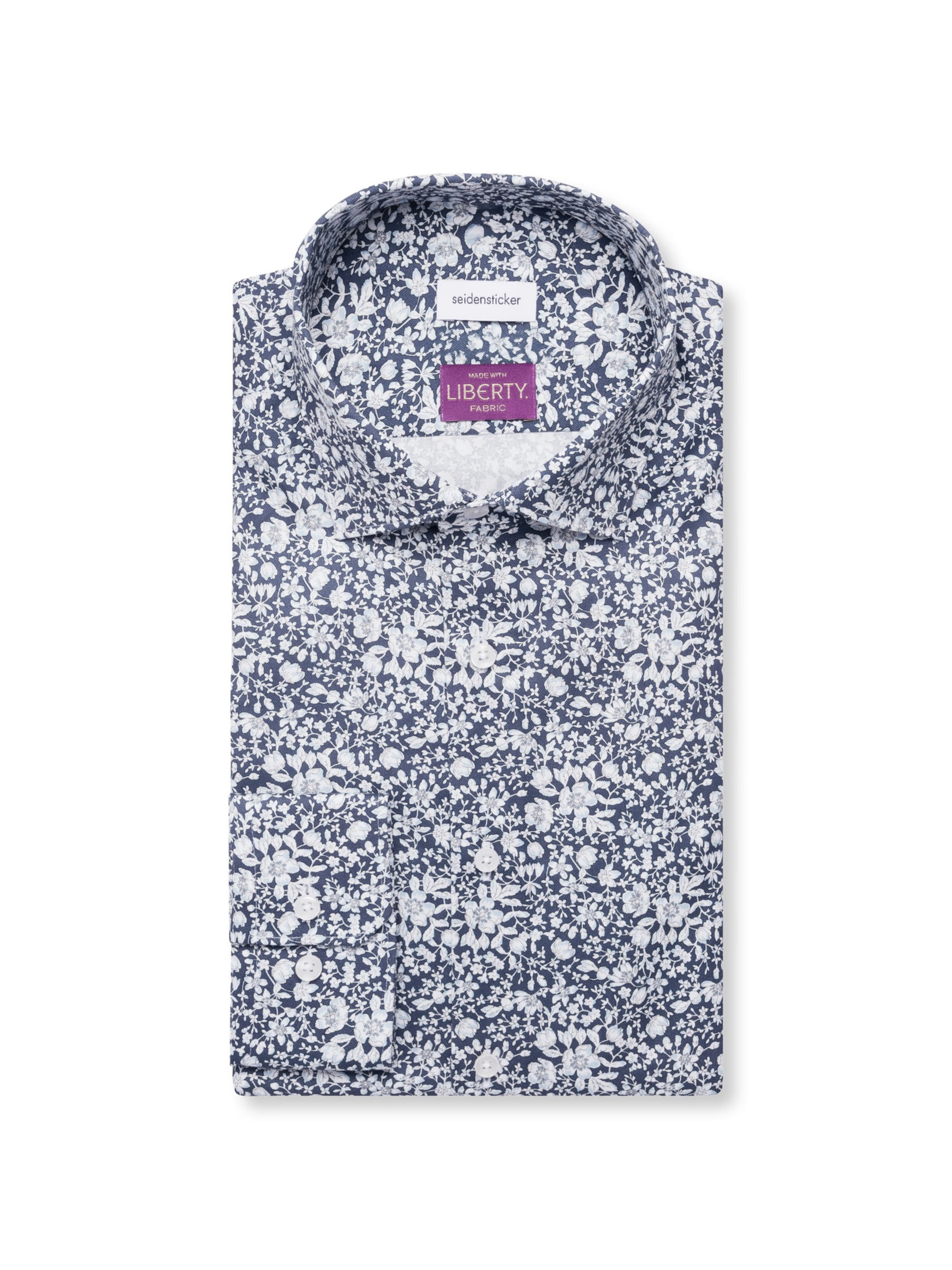 Coupe slim Chemise business 'Classic Essentials' SEIDENSTICKER en bleu