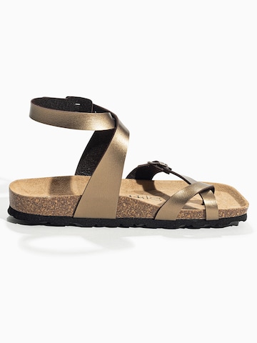 Sandalo con cinturino 'SWAN' di Bayton in bronzo