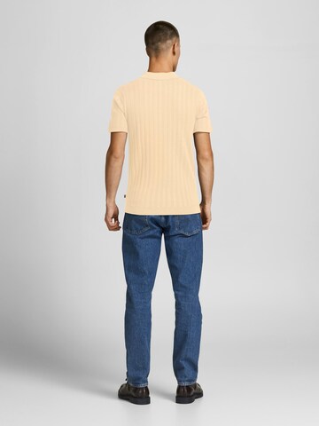 JACK & JONES Sweater 'Peter' in Yellow