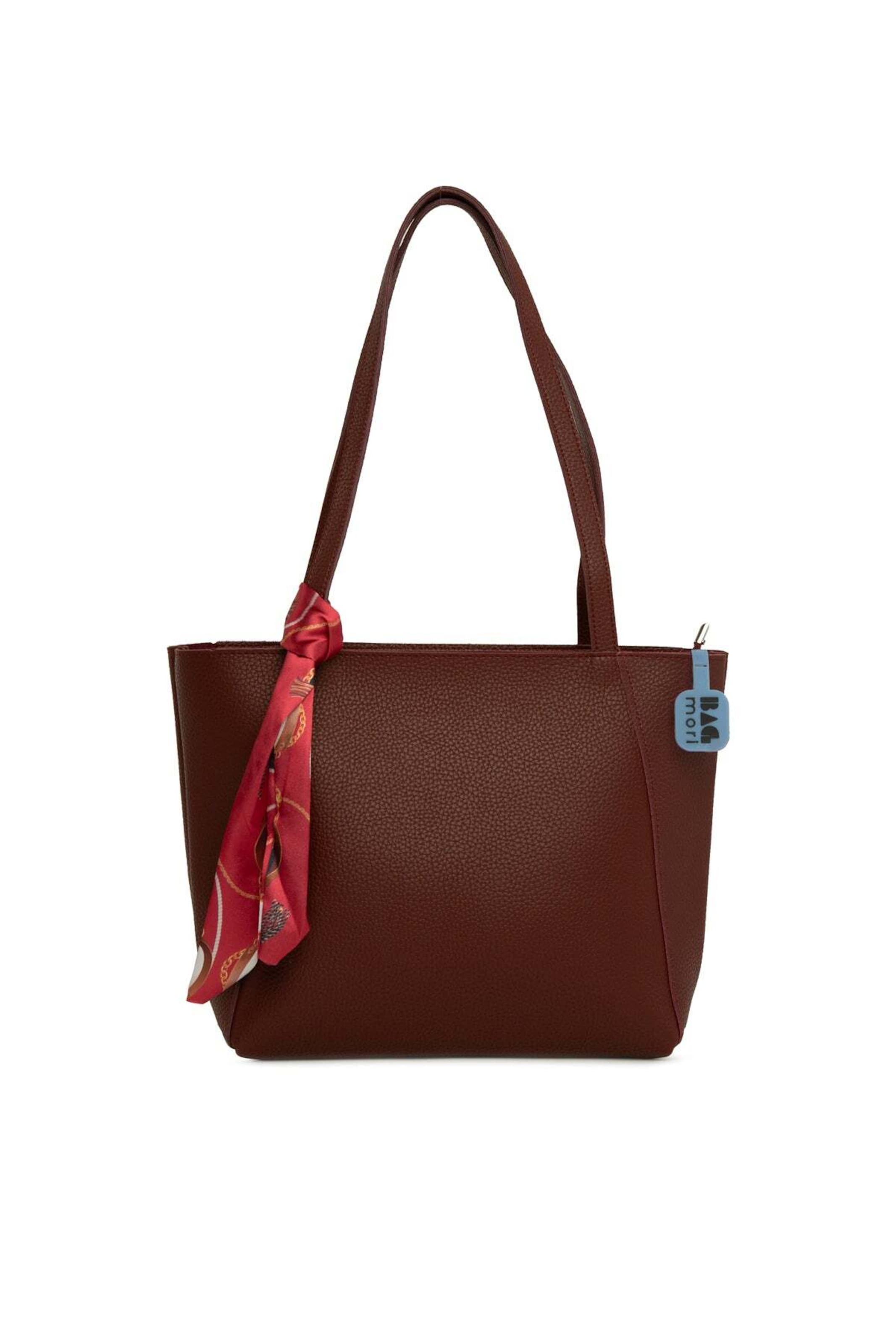 Bagmori Shopper in Red: front