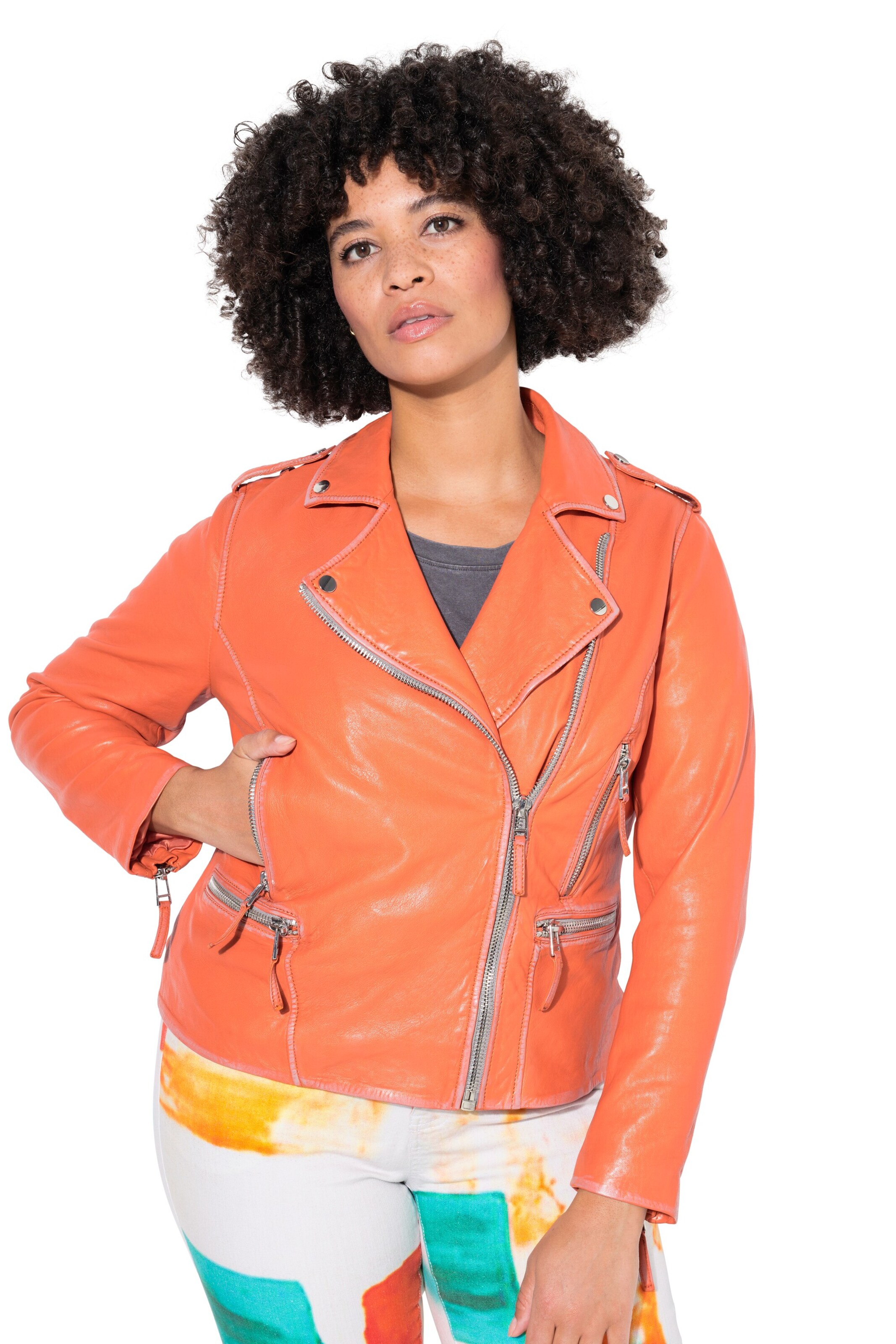 Angel of Style Between-season jacket in Orange: front