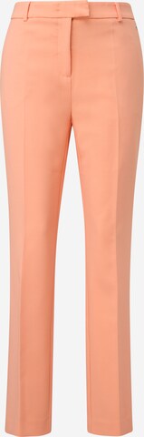 Regular Pantalon chino COMMA en orange : devant