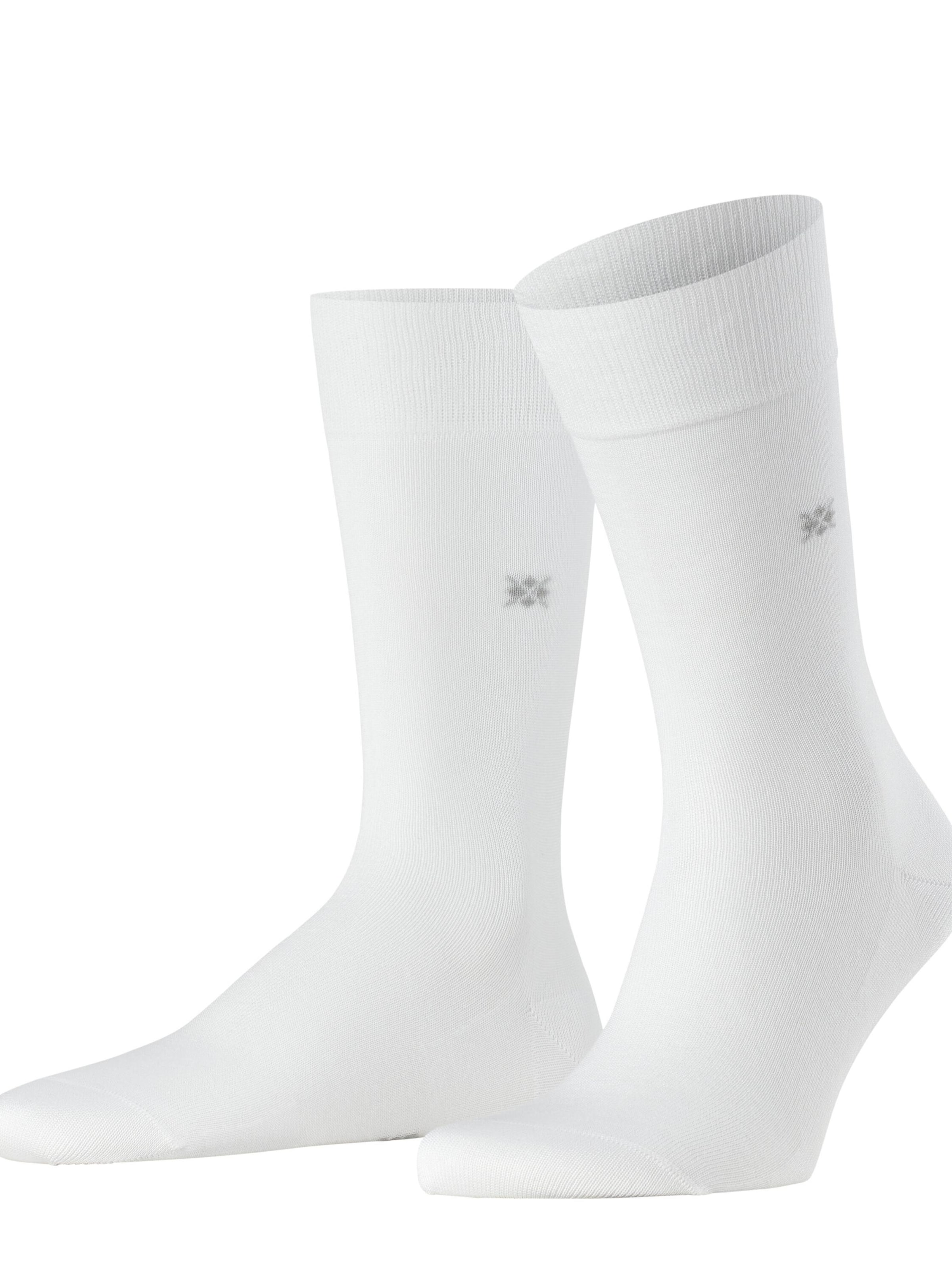 BURLINGTON Socks 'Dublin' in White: front